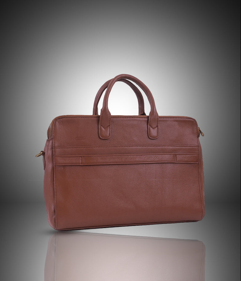 Discover our collection of stylish leather laptop bags, meticulously crafted for both men and women, now available online in Pakistan.