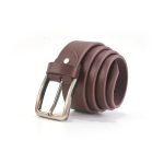 Kas Brown Leather Belt For Men