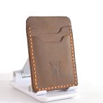 Kas Brown Leather Card holder
