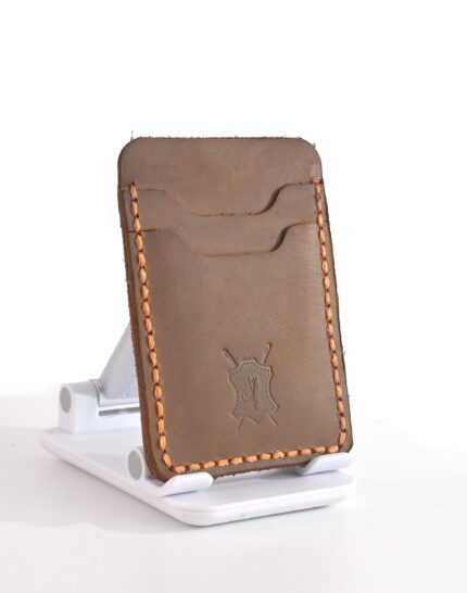 Kas Brown Leather Card holder