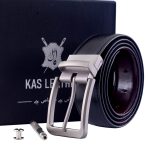 Kas Black Leather Belt