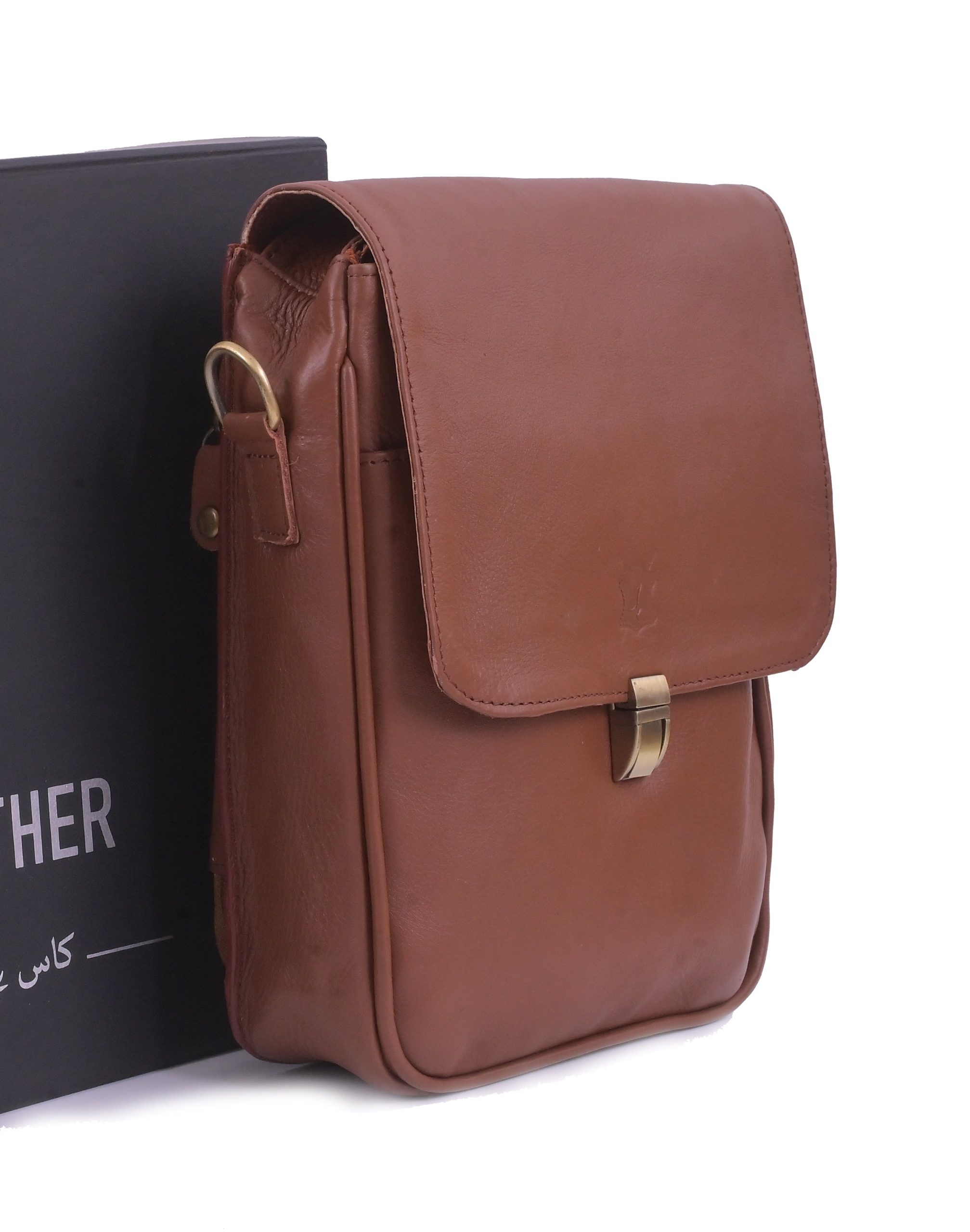 crosse_body_bag_fff-1.jpg Kas Brown Leather Cross Body Bag - Image 1